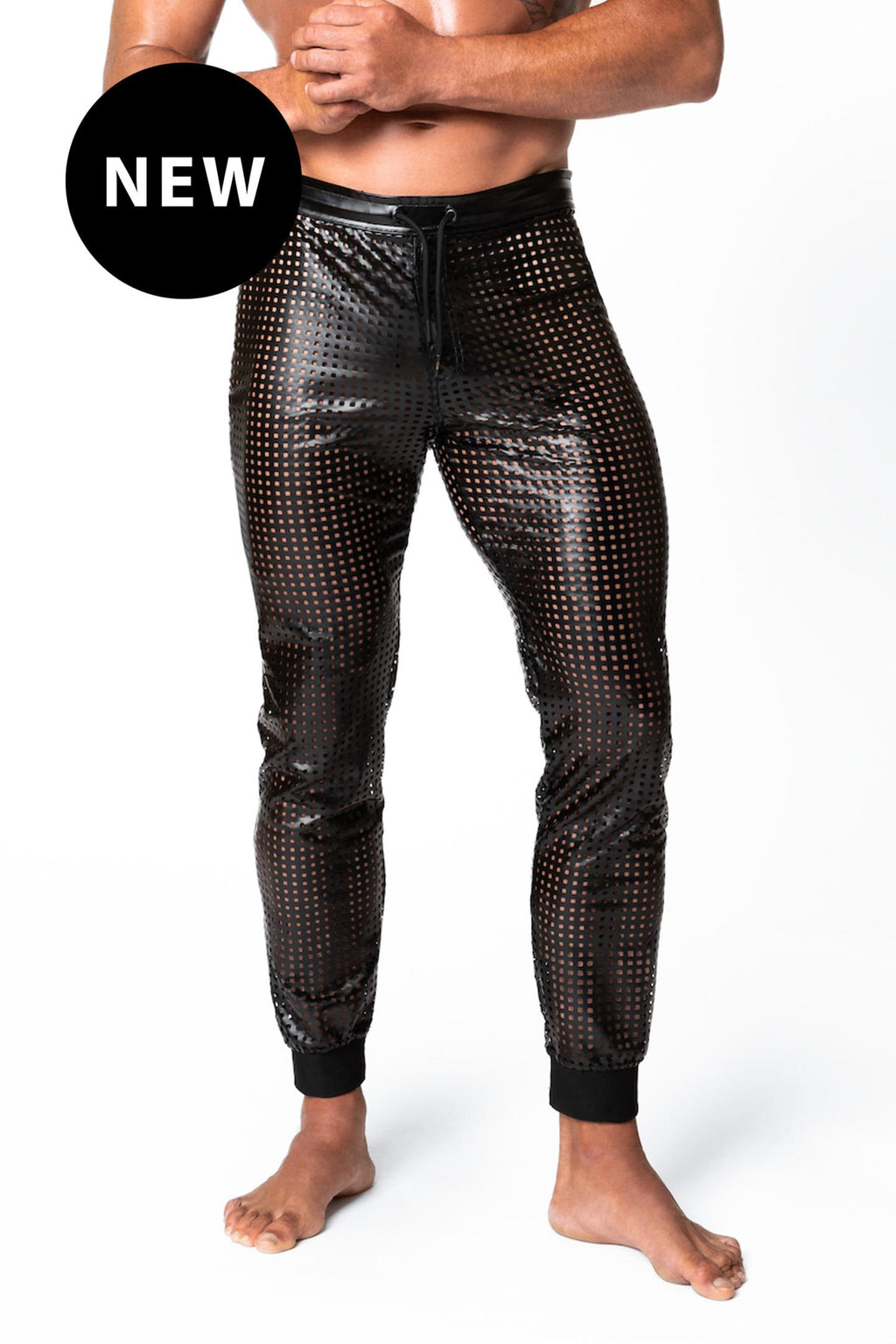 long wetlook pants H078 - 3XL-5