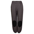 Black and White pied de poule Kids Pants with Knee Patches