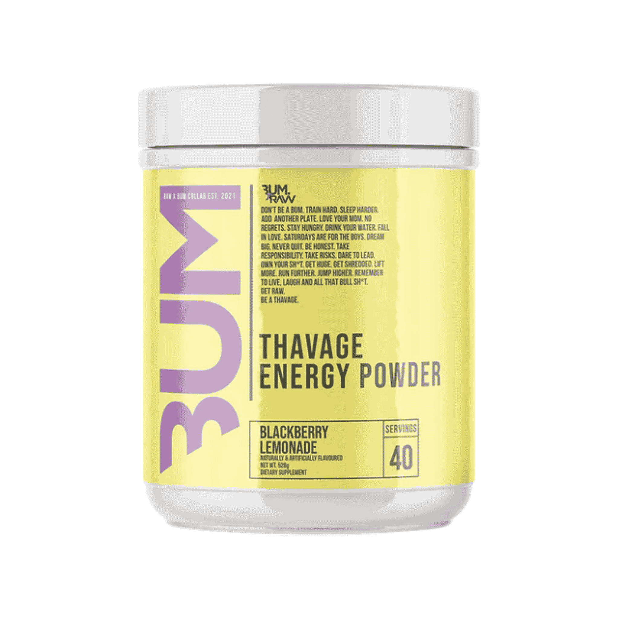 RAW Nutrition CBUM Thavage Pre-Workout 520g