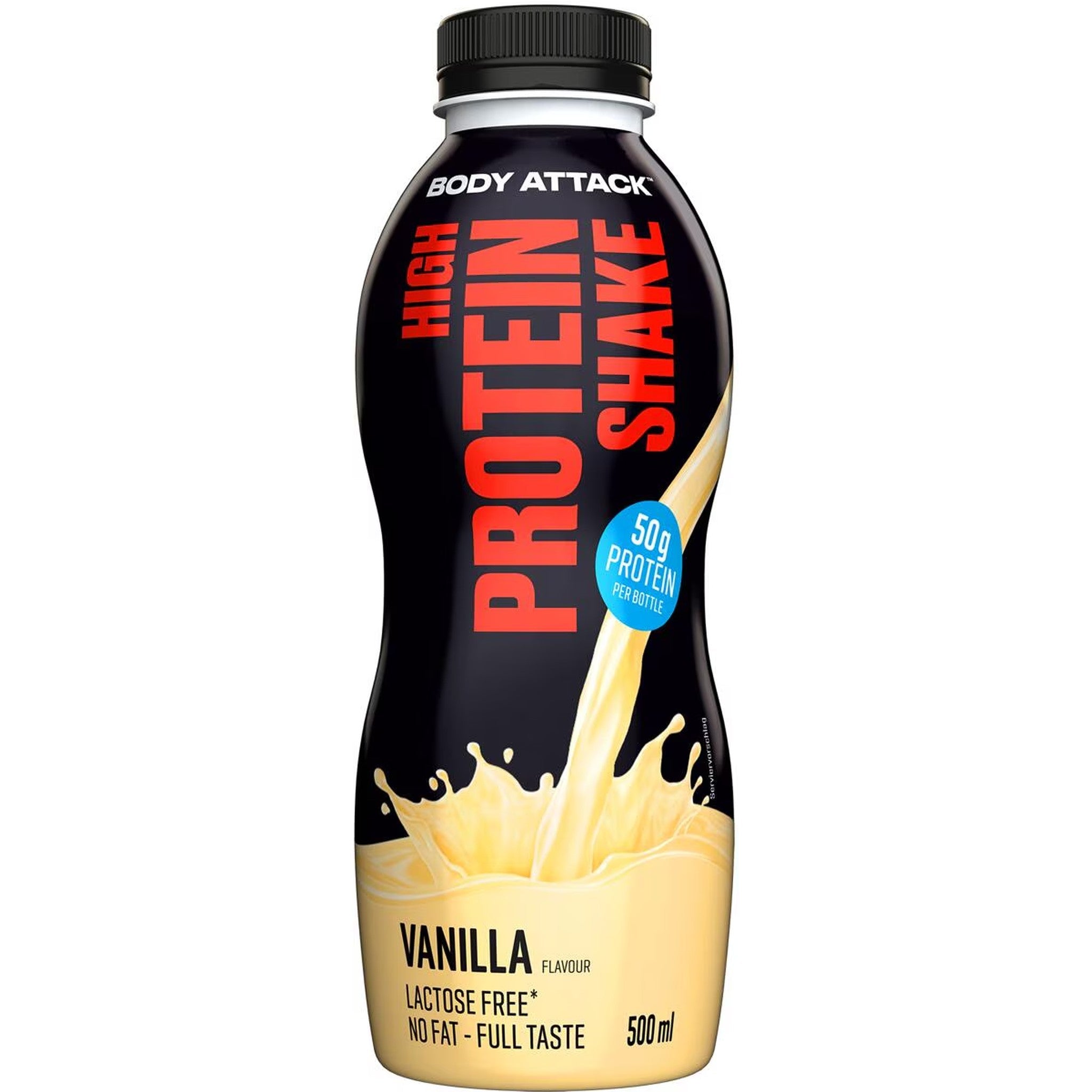 Body Attack High Protein Shake 12x500ml